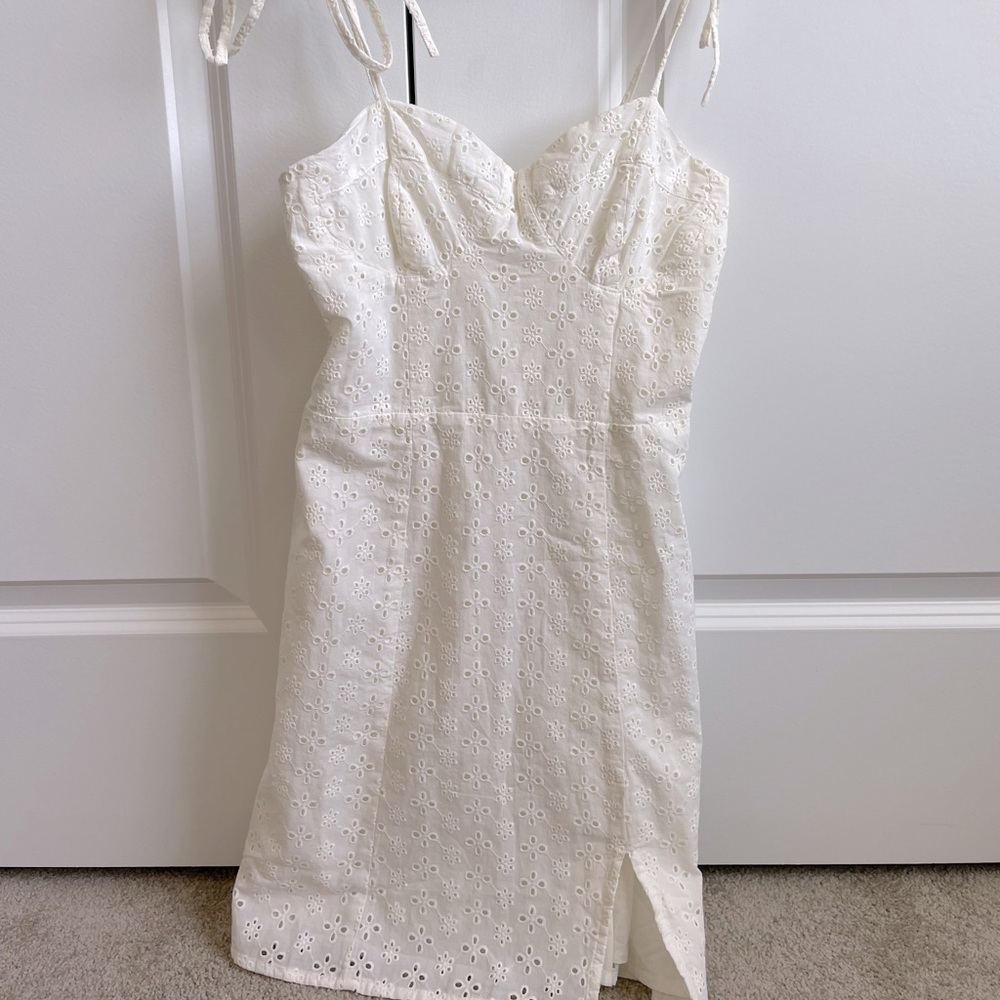 Aeropostale White Strap Dress